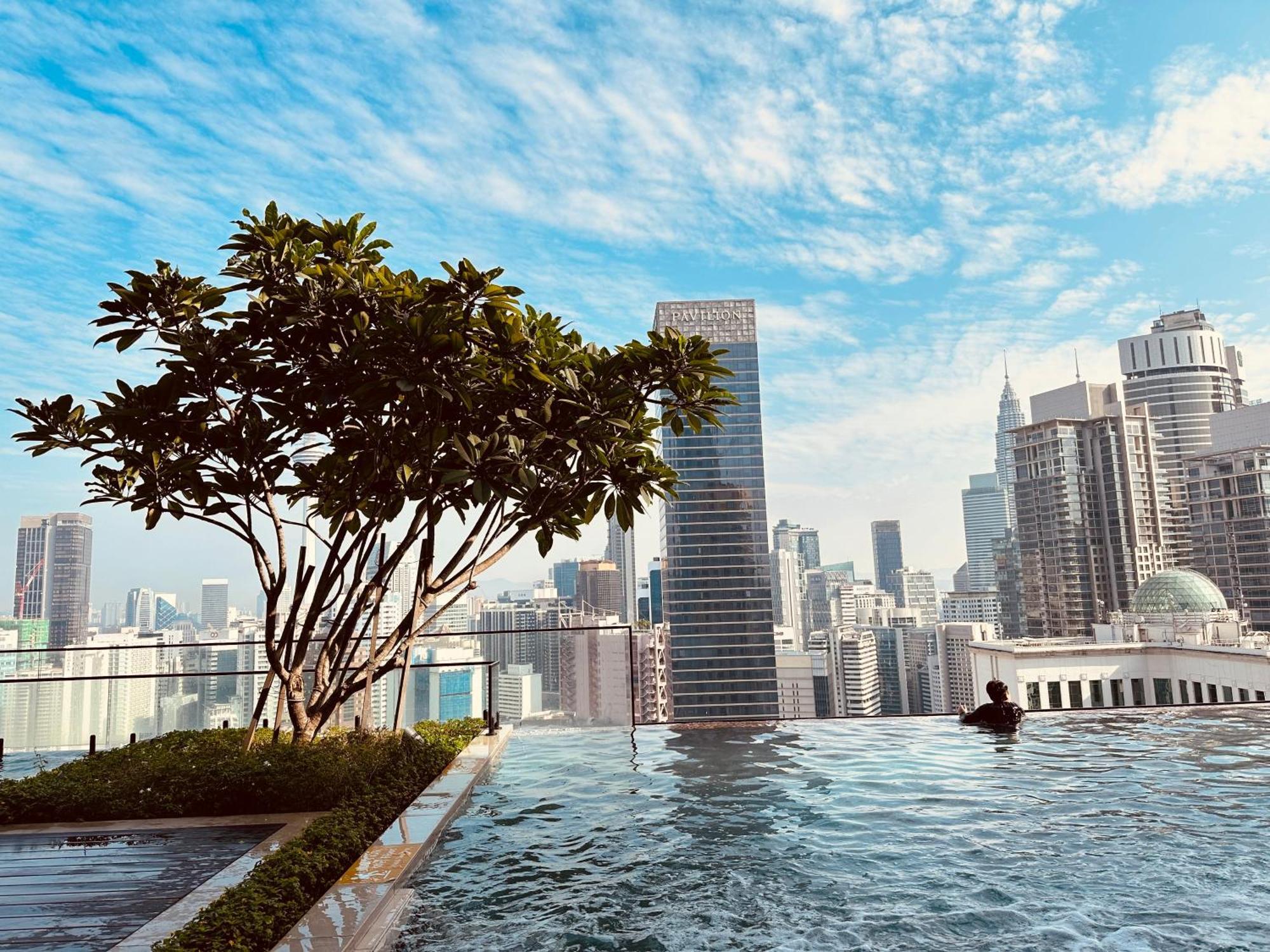 쿠알라룸푸르 Axon Infinity Pool Kl 아파트 외부 사진