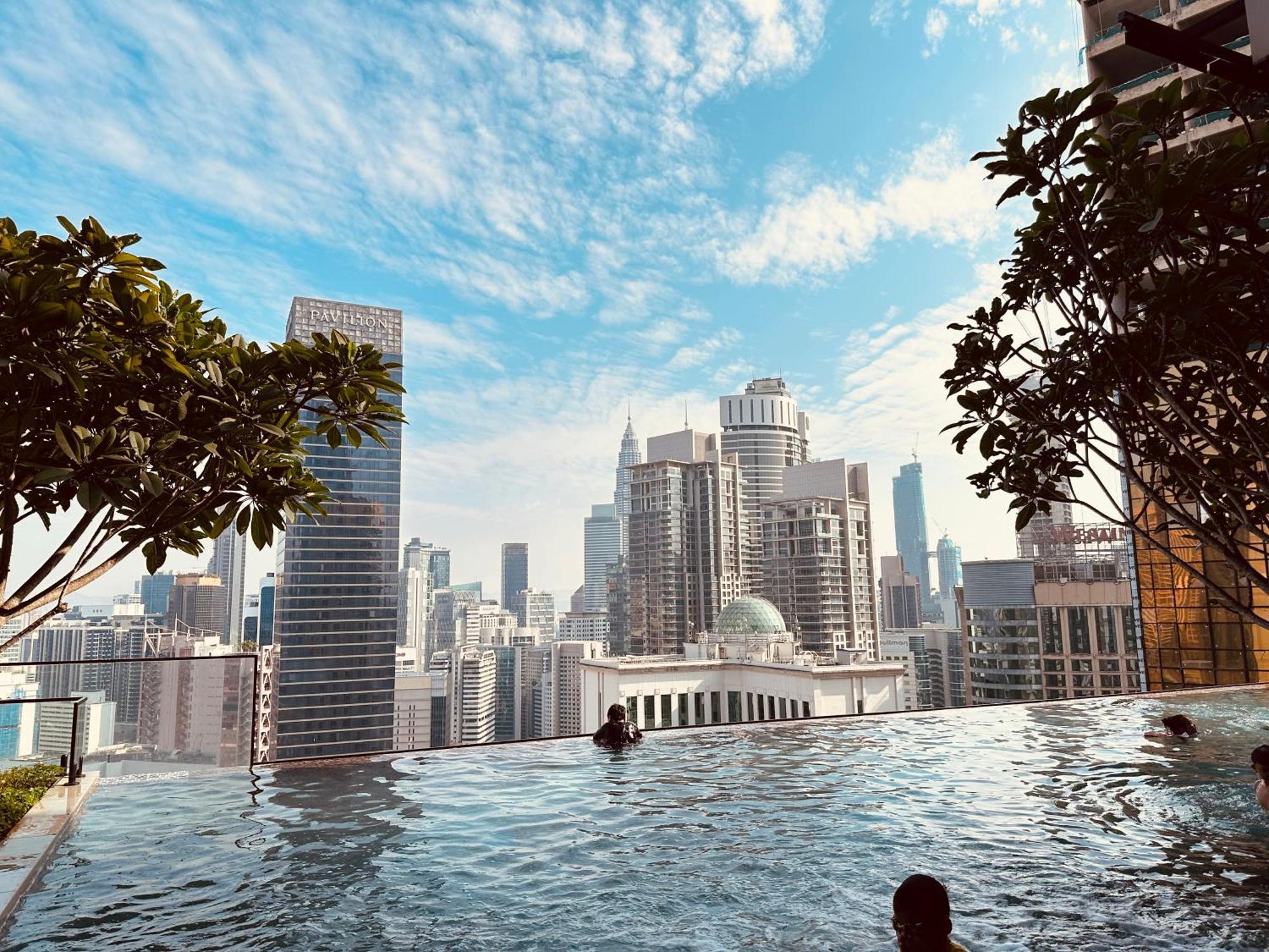 쿠알라룸푸르 Axon Infinity Pool Kl 아파트 외부 사진